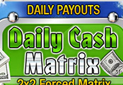 Minisite Graphics (MG-165) -  Daily Cash Matrix