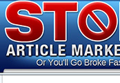 Minisite Graphics (MG-393) -  Stop Article Marketing